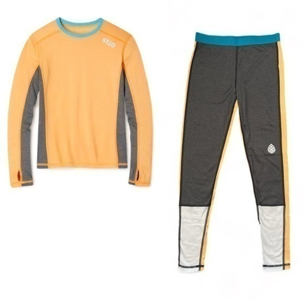 New in Box Stio Basis Power Wool Baselayer set size Kids’ 12